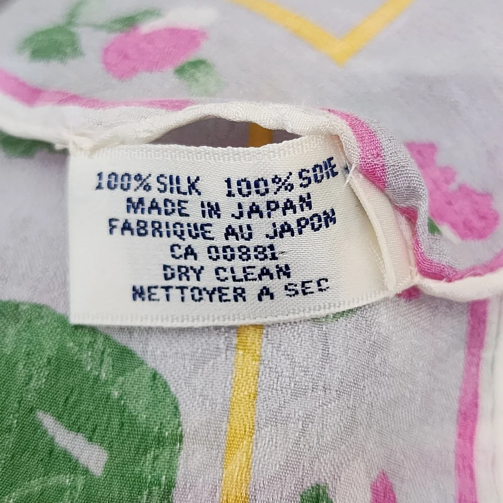 Albert Nipon Rectangular Silk Scarf